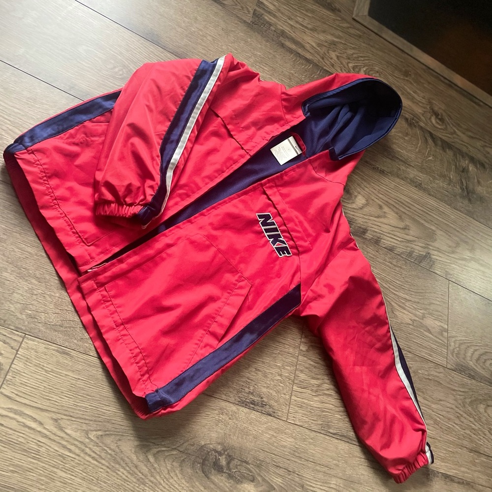 Boys Blue and Red NIKE Rain Jacket